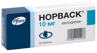 Купить Норваск 10 Мг 30 Шт