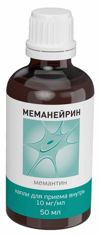 Меманейрин 10мг/мл 50мл капли для приема внутрь Биологические исследования и системы, фото №3