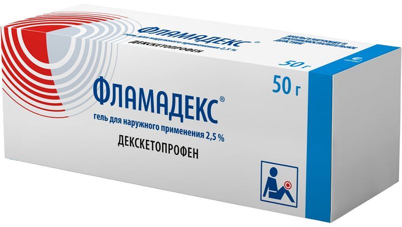 Фламадекс 2,5% 50г гель для наружного применения, фото №2