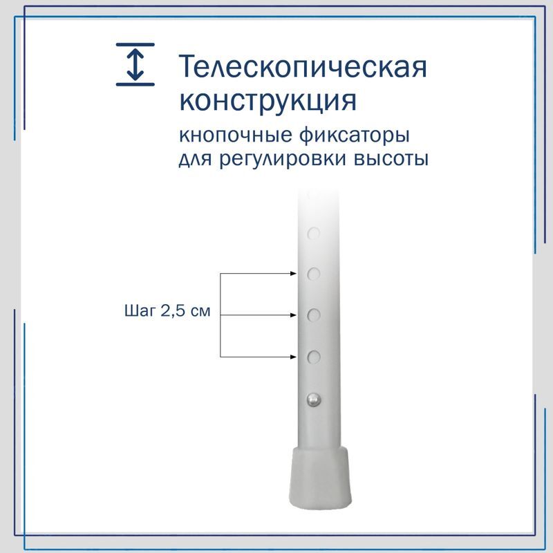 Амрус Кресло-Туалет Amсв6809 со складным ведерком, фото №8