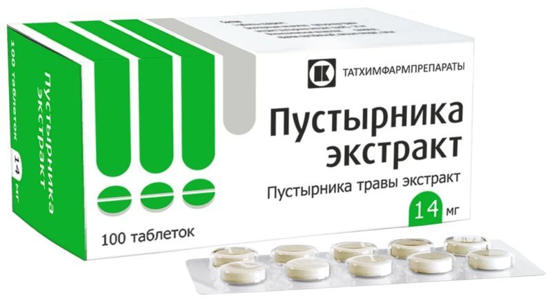 Пустырника Экстракт 14мг 100 шт. таблетки, фото №2