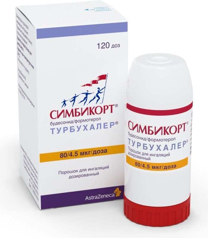 Симбикорт турбухалер 80мкг/4,5мкг 120доз порошок для ингаляций дозированный, фото №2