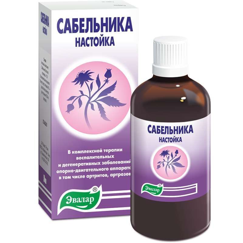 настойка сабельника инструкция по применению цена