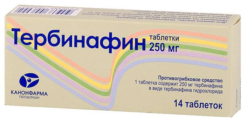 Тербинафин канон 250мг 14 шт. таблетки  по цене от 229 руб в .