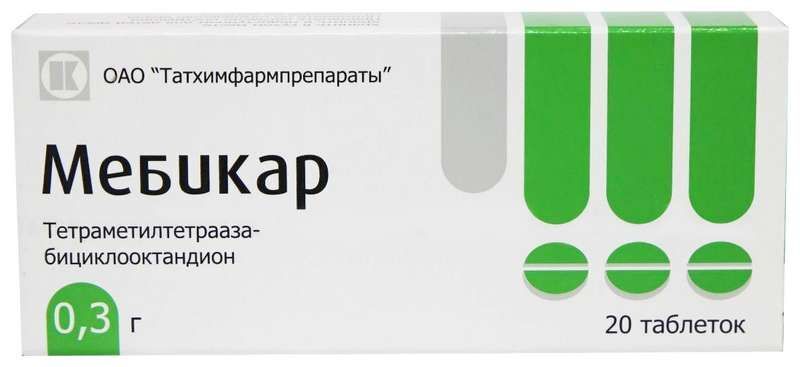 мебикар инструкция по применению цена отзывы аналоги таблетки цена