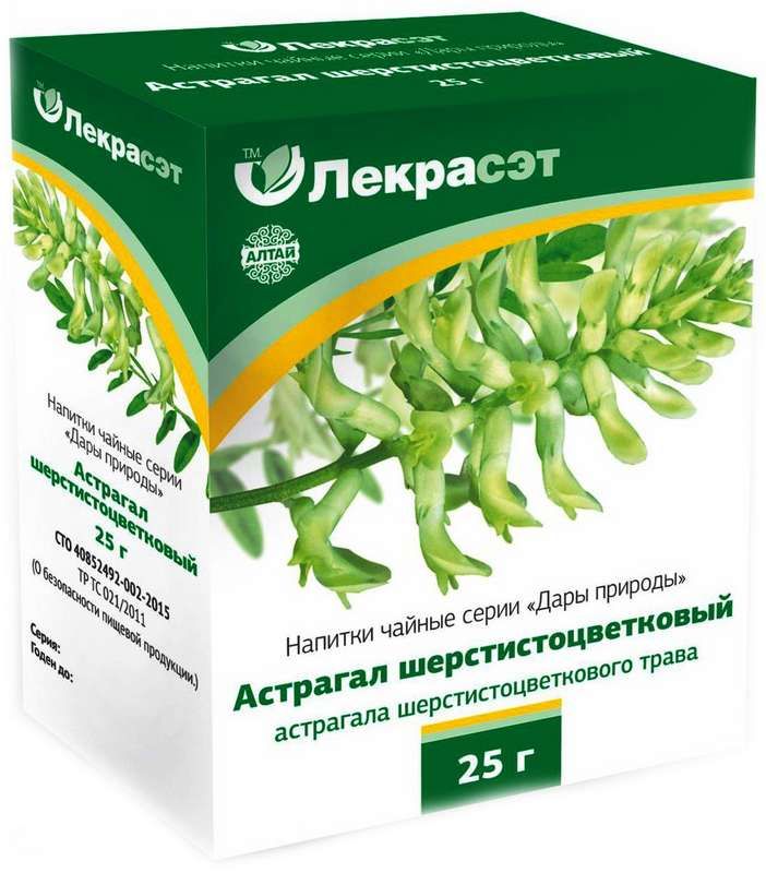 Астрагал шерстистоцветковый трава чайный напиток 25г лекра-сэт купить ...