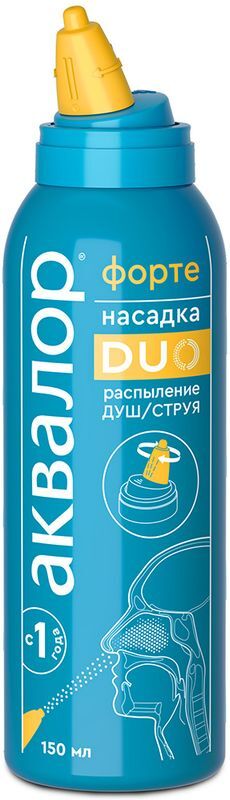 Аквалор Форте Дуо 150 мл спрей, фото №4