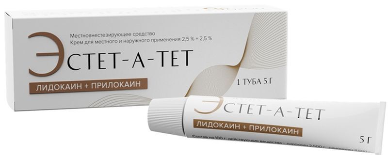 Эстет-А-Тет 2,5%+2,5% 5г крем для местного/наружного применения, фото №2