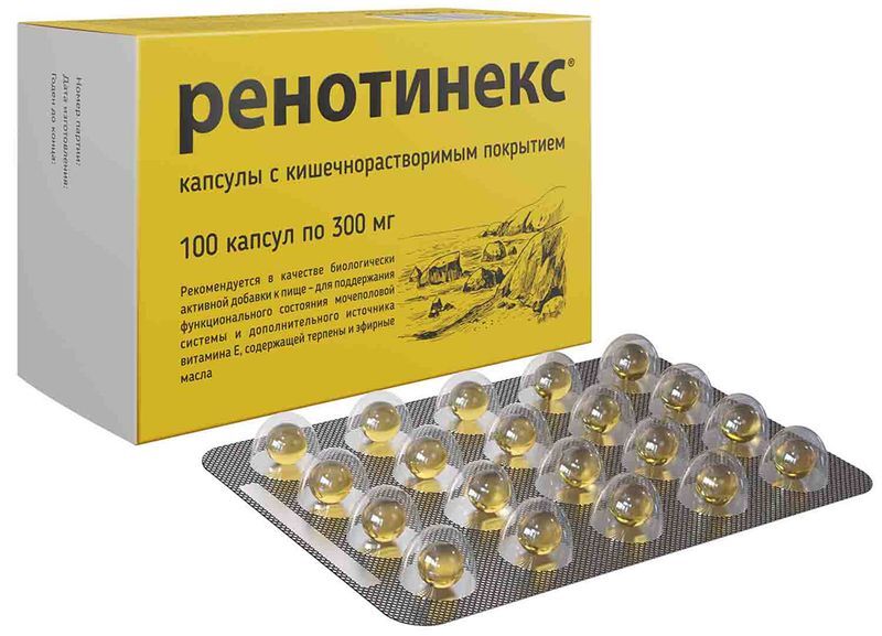 Ренотинекс капсулы кишечнорастворимые 100 шт., фото №2