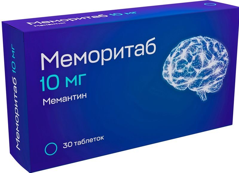 Меморитаб 10мг 30 шт. таблетки диспергируемые, фото №2