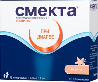 Смекта 3г (3,76г) 20 Шт. Порошок Для Приготовления Суспензии Для.