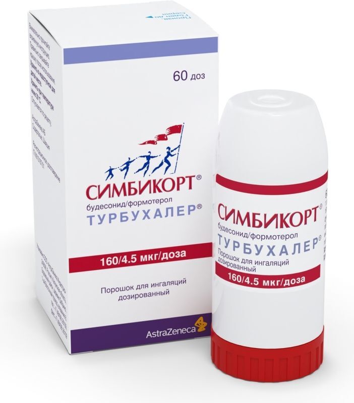 Симбикорт турбухалер 160мкг/4,5мкг 60доз порошок для ингаляций дозированный, фото №2