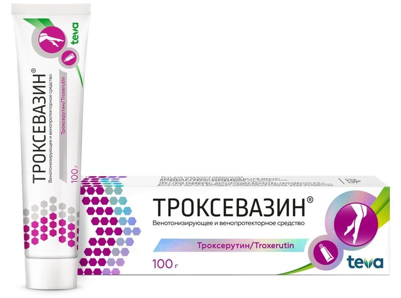 Троксевазин 2% 100г гель для наружного применения, фото №4