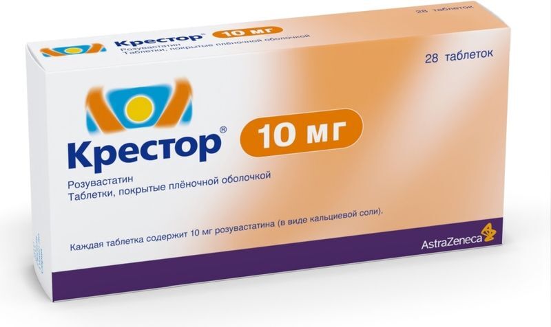 Крестор 10мг 28 шт. таблетки покрытые пленочной оболочкой, фото №2