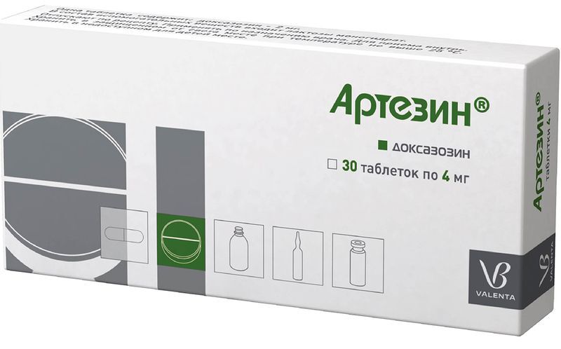 Артезин 4мг 30 шт. таблетки Валента Фармацевтика, фото №3