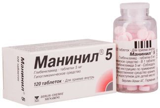 манинил 5 инструкция по применению цена