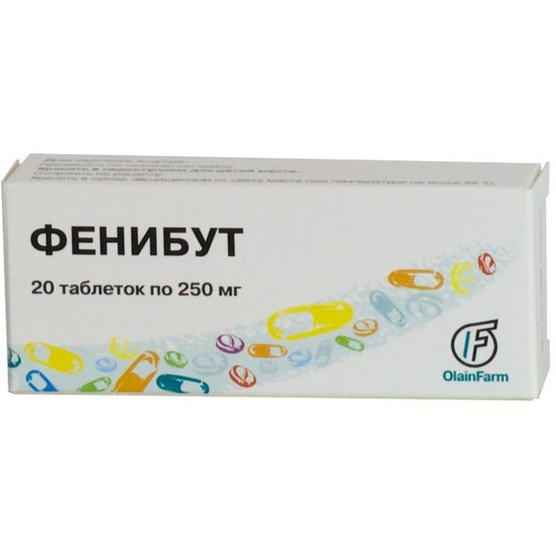 фенибут 250 мг инструкция по применению цена