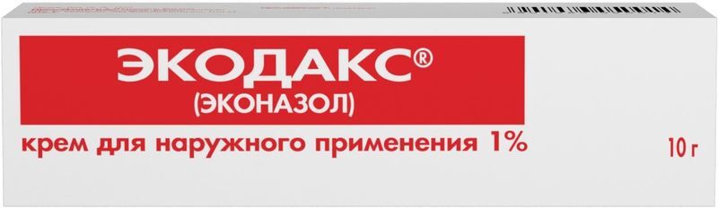 Экодакс 1% 10г крем для наружного применения, фото №2