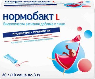 Нормобакт L Порошок 3г 10 Шт. Саше Мастер Фарм Польска Сп.З.О.О.