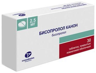 бисопролол канон 2.5 мг инструкция по применению цена отзывы аналоги