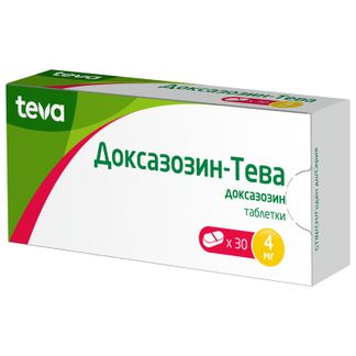 Доксазозин-Тева 4мг 30 Шт. Таблетки. Купить По Цене От 281 Руб В.