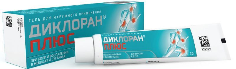 Диклоран Плюс 30г гель для наружного применения, фото №2