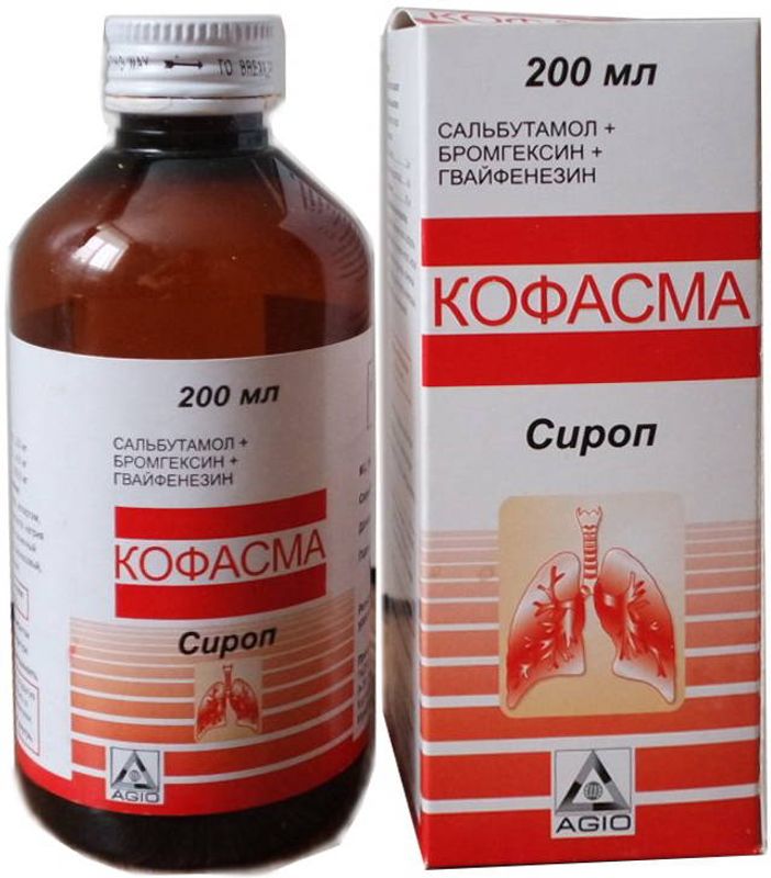 Кофасма 200мл сироп аджио фармацевтикалз лтд.  по цене от 312 руб .