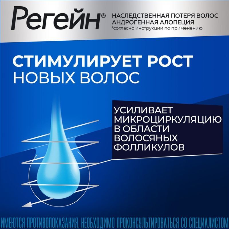 Регейн 5% 60мл пена для наружного применения, фото №2