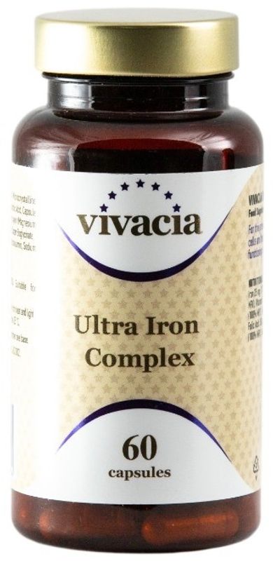 Ультра комплекс витамины. Vivacia Ultra Iron Complex капс 60 шт железо витамины и минералы. Вивация ультра комплекс с железом (vivacia Ultra Iron Complex). БАД Ultra Iron железо vivacia. Vivacia co Enzyme q10 капсулы.