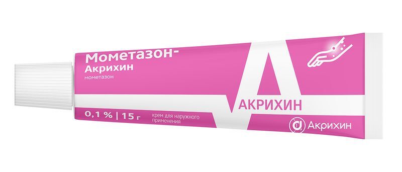 Мометазон-Акрихин 0,1% 15г крем для наружного применения Акрихин, фото №2
